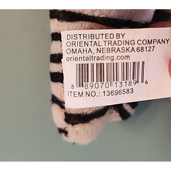 2 Mini Plush Leopard and Tiger Bears Stuffed Animals Toys 4 Inches Tall - Picture 7 of 9